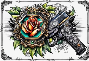 middle finger fuck you tattoo idea