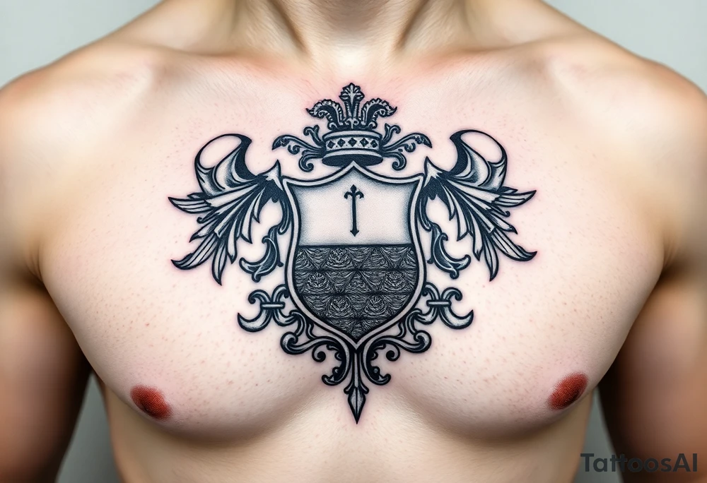 Smith, Irish family crest very intricate tattoo idea