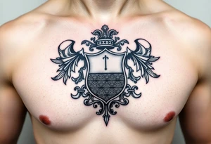 Smith, Irish family crest very intricate tattoo idea