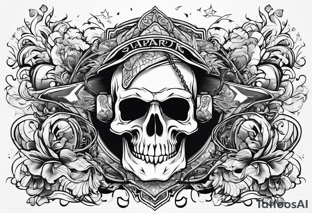 sparks with boosting cable tattoo idea