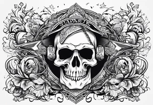 sparks with boosting cable tattoo idea