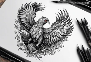 phoenix tattoo idea