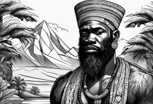 African Moses tattoo idea