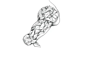 geometric tattoo idea
