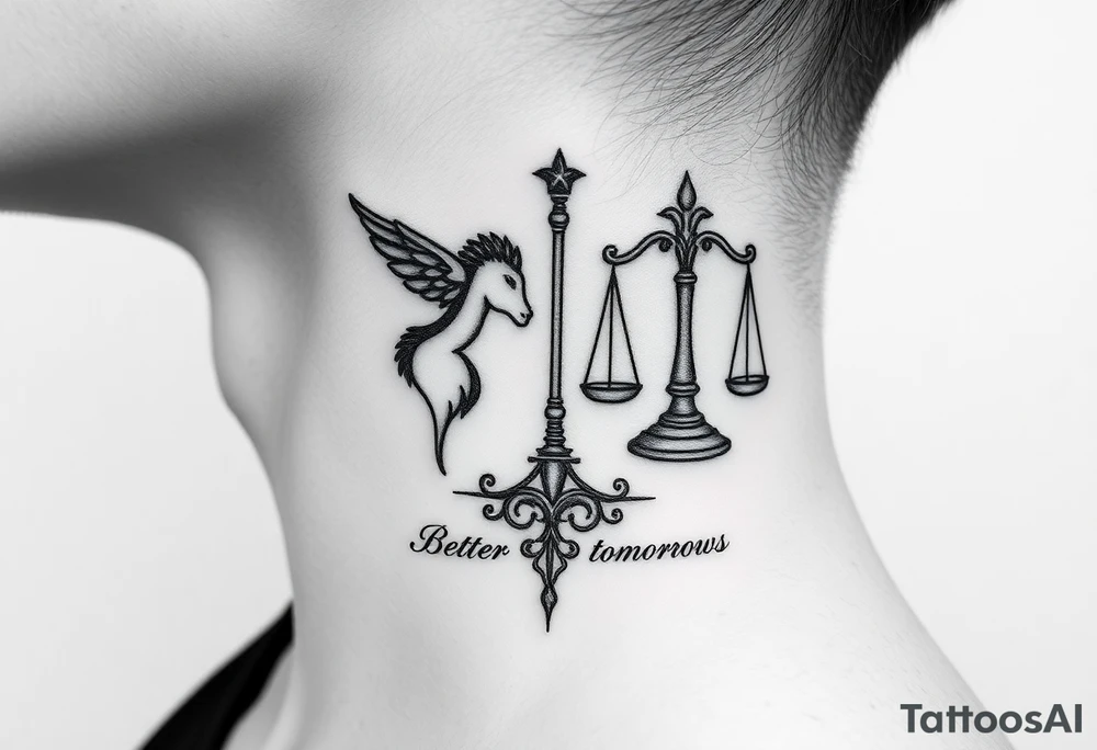aries and libra
against the odds 
in love
better tomorrows 
through the storm tattoo idea