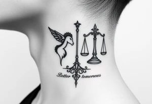 aries and libra
against the odds 
in love
better tomorrows 
through the storm tattoo idea