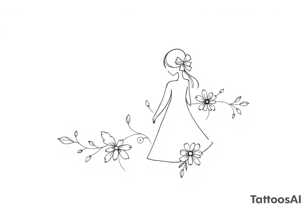 Daddy and daughter memorial tattoo tattoo idea