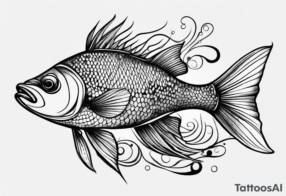 Shoal of tinyfish tattoo idea