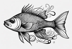 Shoal of tinyfish tattoo idea