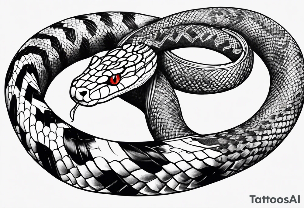 More Agressive Snake tattoo idea