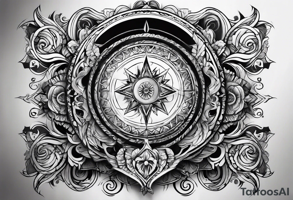 infinity shape tattoo idea