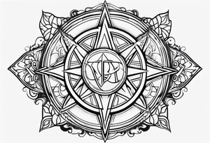 Witch symbol tattoo idea