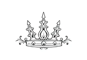 Crown tattoo idea