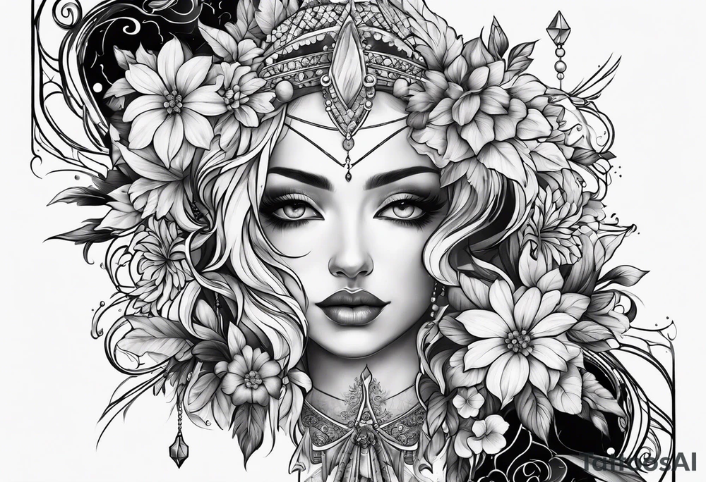 Marble tattoo idea