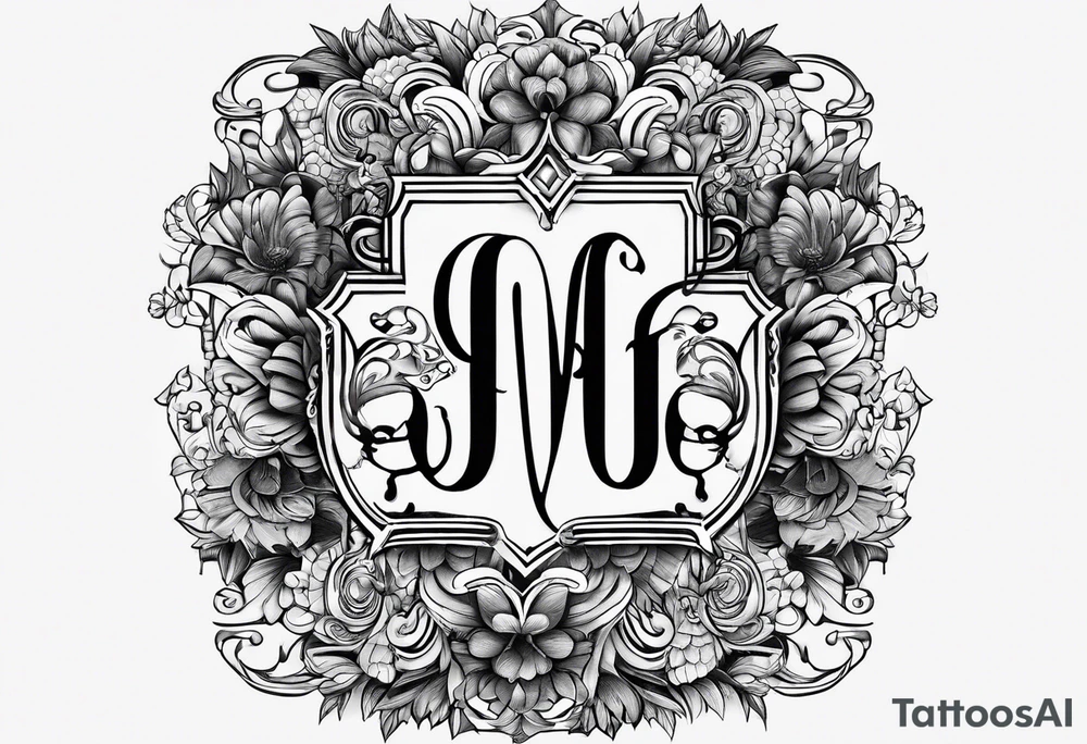 I want the initials: JARR tattoo idea