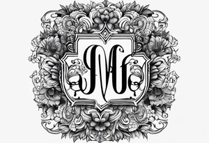 I want the initials: JARR tattoo idea