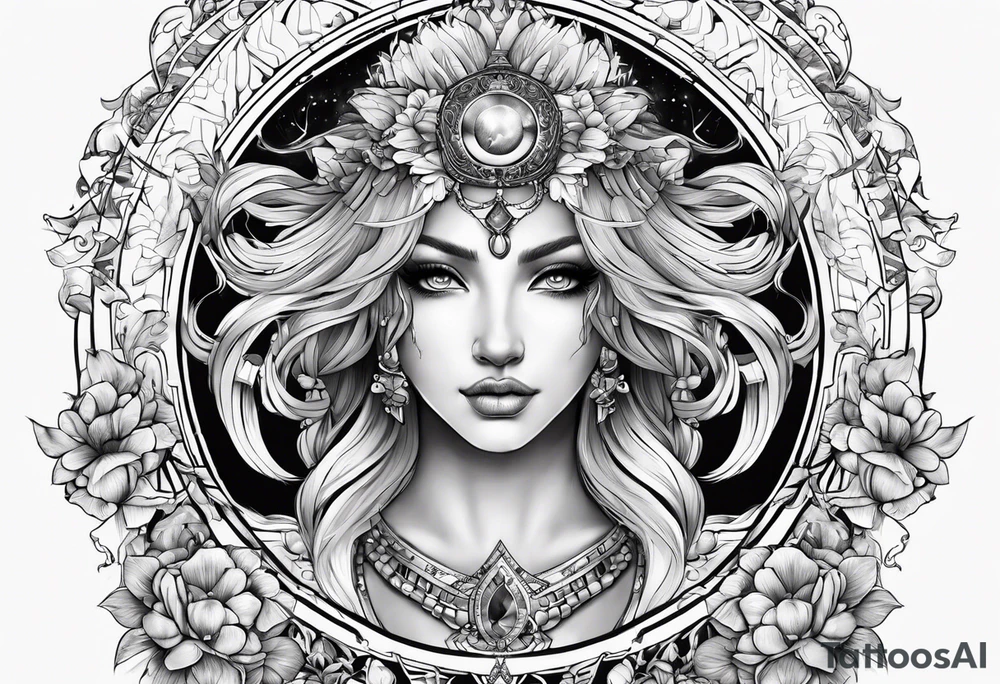 Gemini zodiac tattoo idea