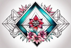 Crystals tattoo idea