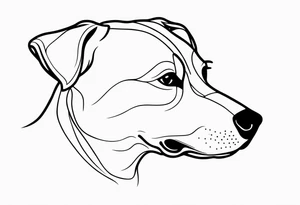 dog love tattoo idea