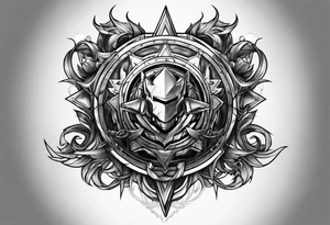 Full metal alchemist armor tattoo idea