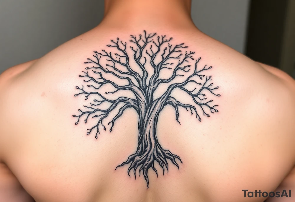 Tree of life old looking but feminine for on my calf tattoo idea