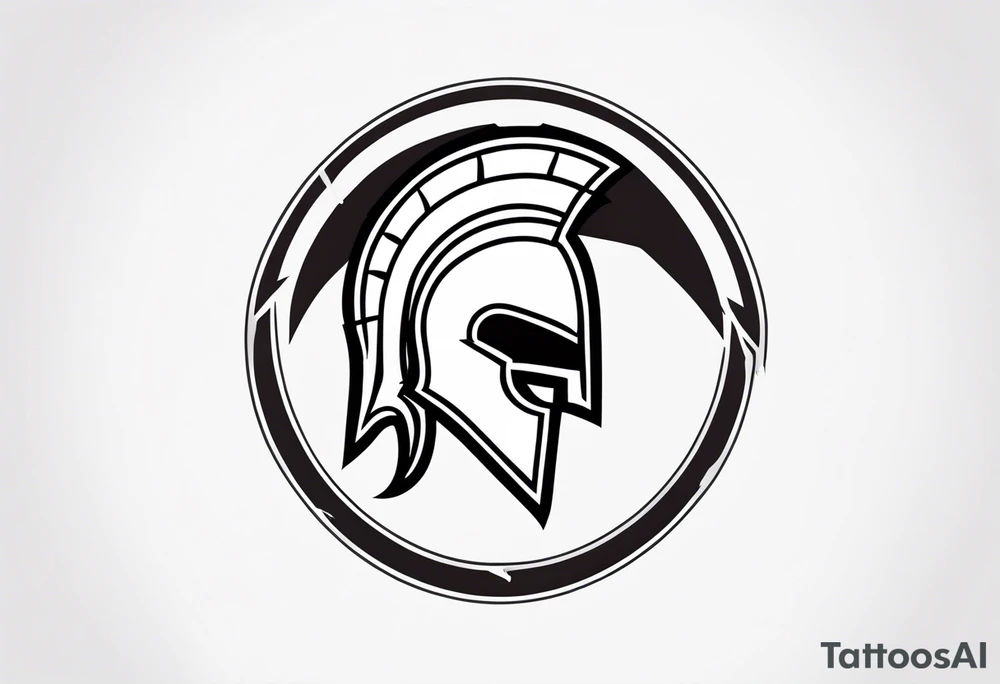 Ancient spartan symbol tattoo tattoo idea