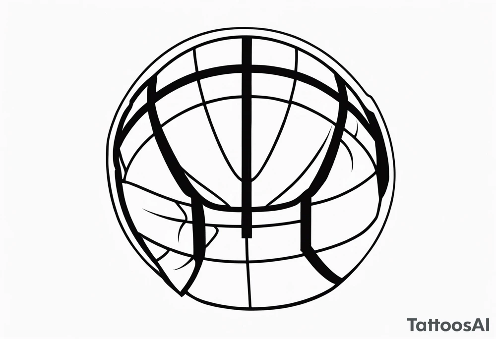 Basketball tattoo idea
