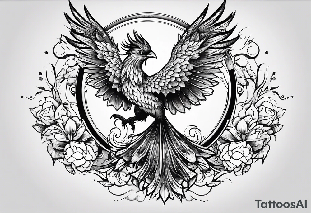little pheonix tattoo idea