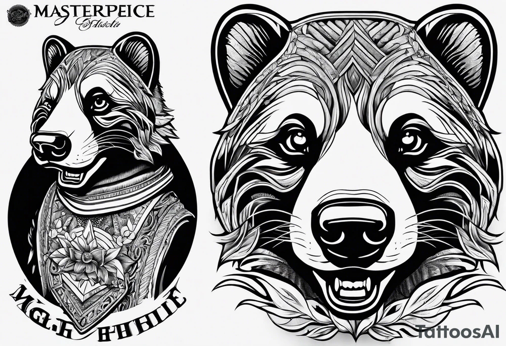 Mc Badger tattoo idea