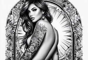 Las Vegas arm sleeve tattoo idea