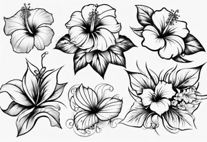 Hibiscusflower as an Ornament tattoo idea