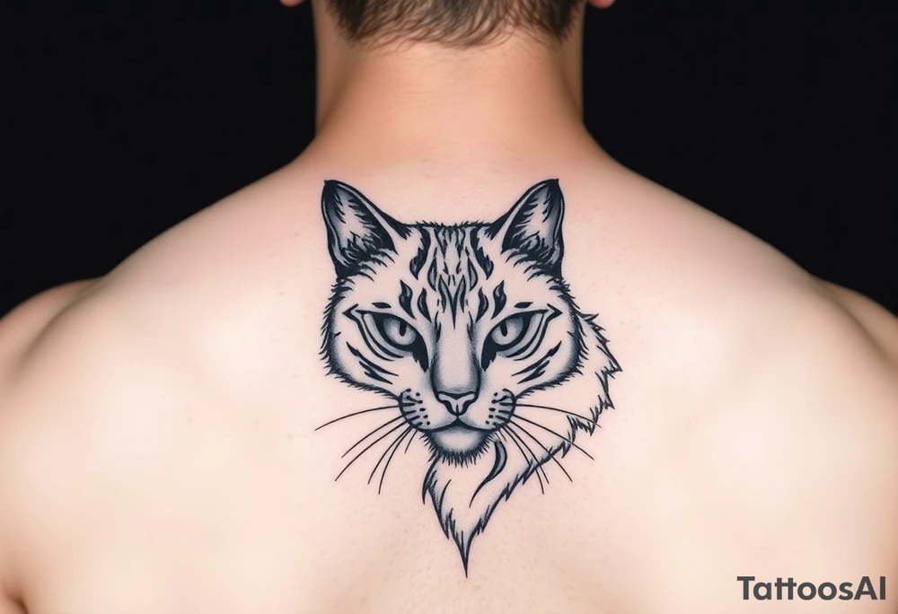 Black Cat tattoo idea
