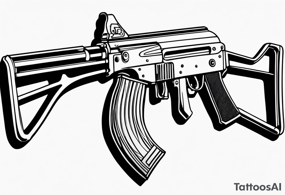 ak 47 tattoo idea