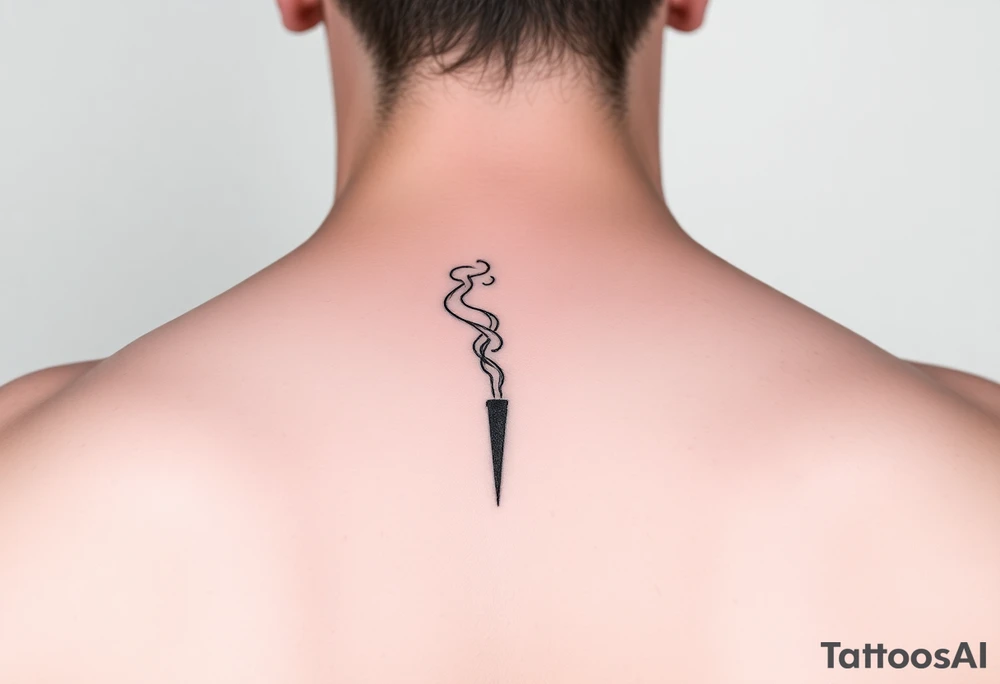 Dope in smoke tattoo idea
