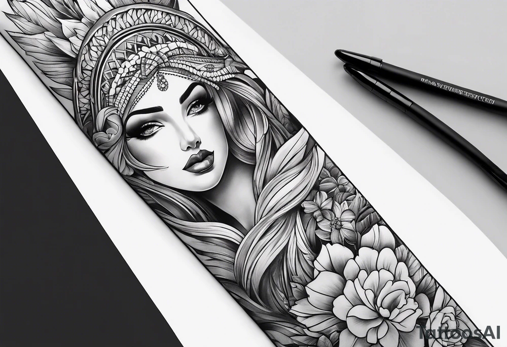 forearm sleeve tattoo idea