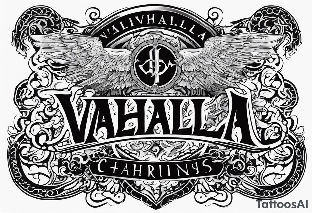 Valhalla chains dark cloud tattoo idea