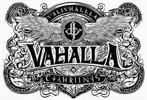 Valhalla chains dark cloud tattoo idea