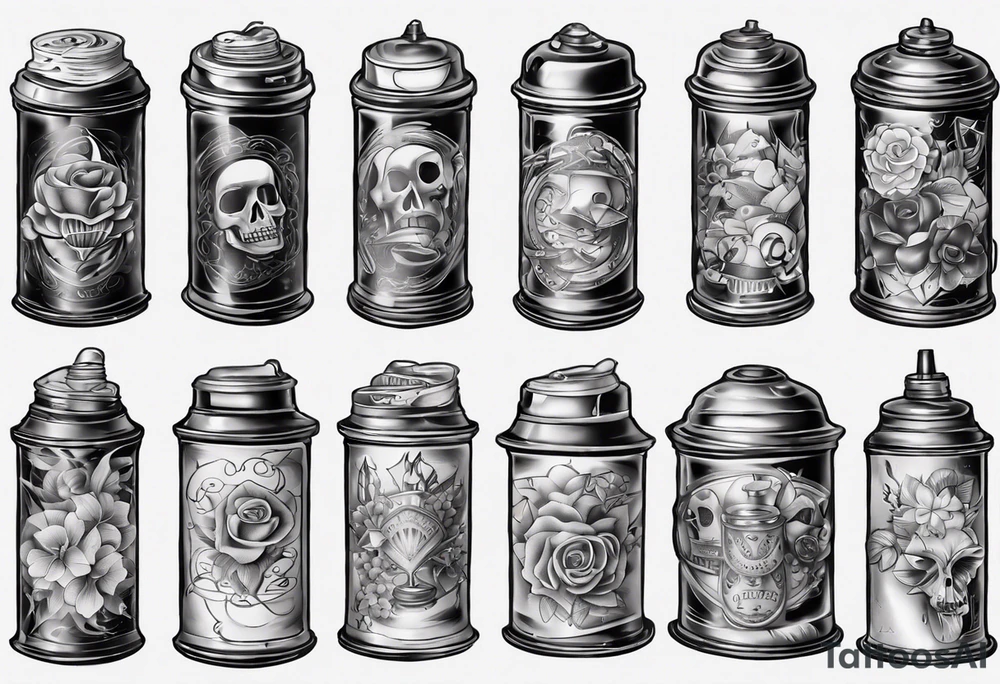 Shaker tins tattoo idea