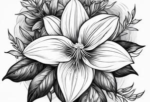 trillium tattoo idea