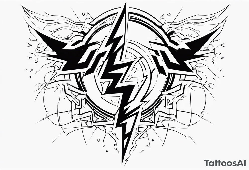Lightning tattoo idea