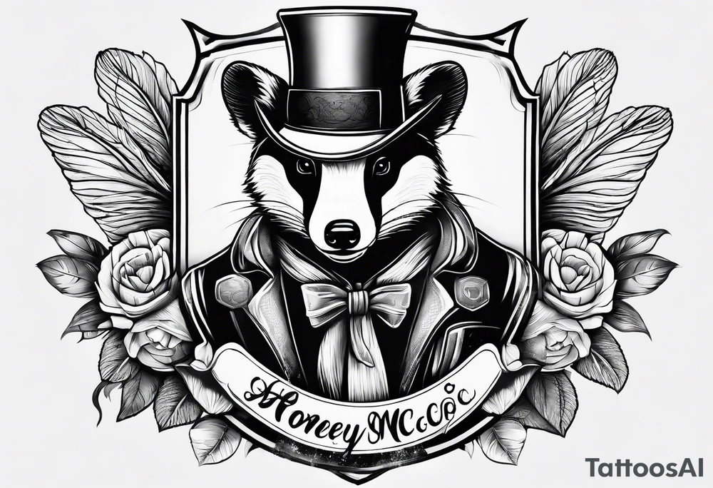 Honey Mc.Badgers tattoo idea