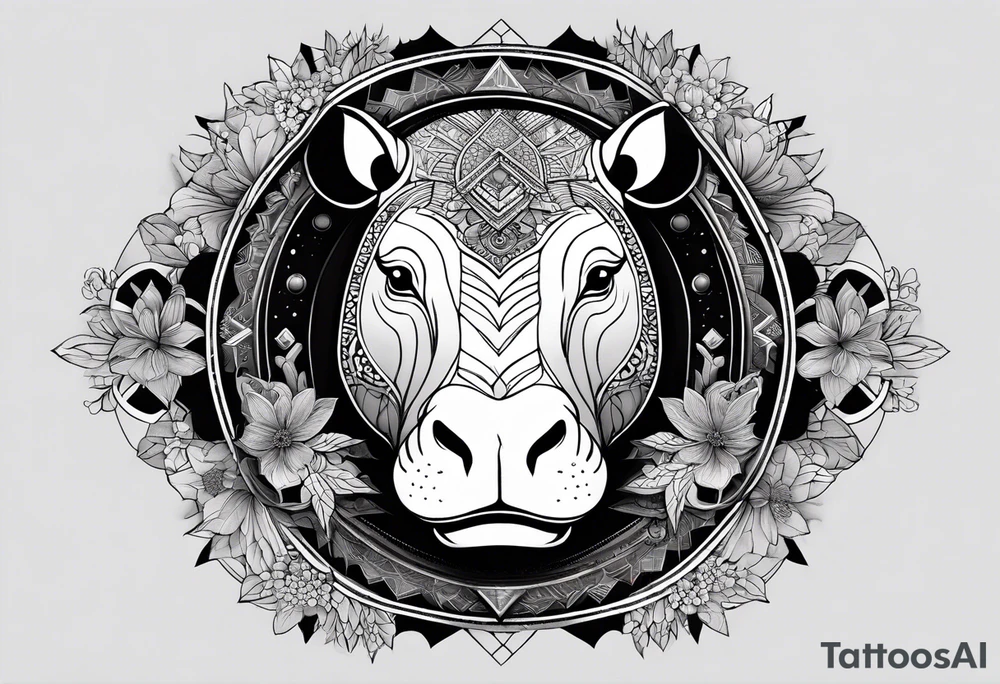 Very asymmetrical, +geometric pattern, with realistic full moon, with hippo,+tribal, +geometric, +inkart , +blackwork, +grey scale, + sketch
with wintersweet flower bud, +inkart touch, +for men, detailed , combined favourite , tattoo idea