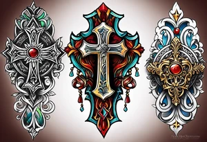 Santiago cross tattoo idea