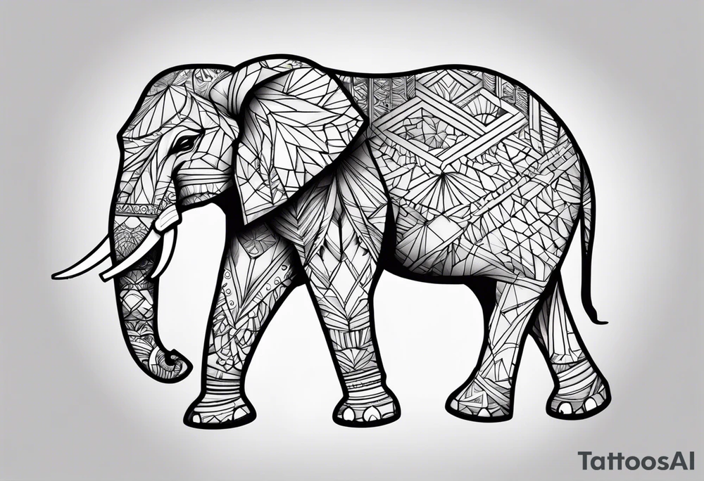 Elephant tattoo idea
