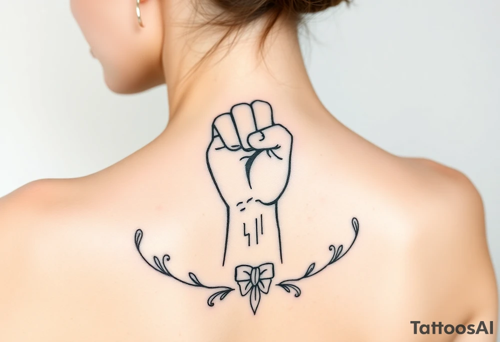 Resist power tattoo idea