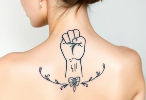 Resist power tattoo idea