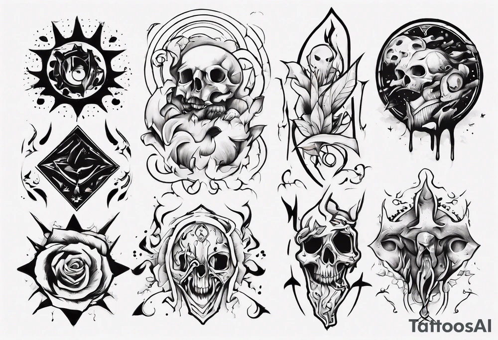through thick and thin tattoo idea