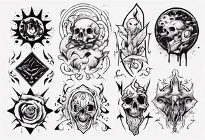 through thick and thin tattoo idea