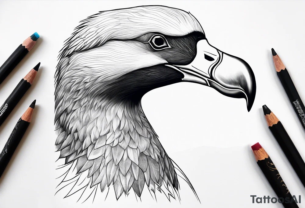giant albatross tattoo idea
