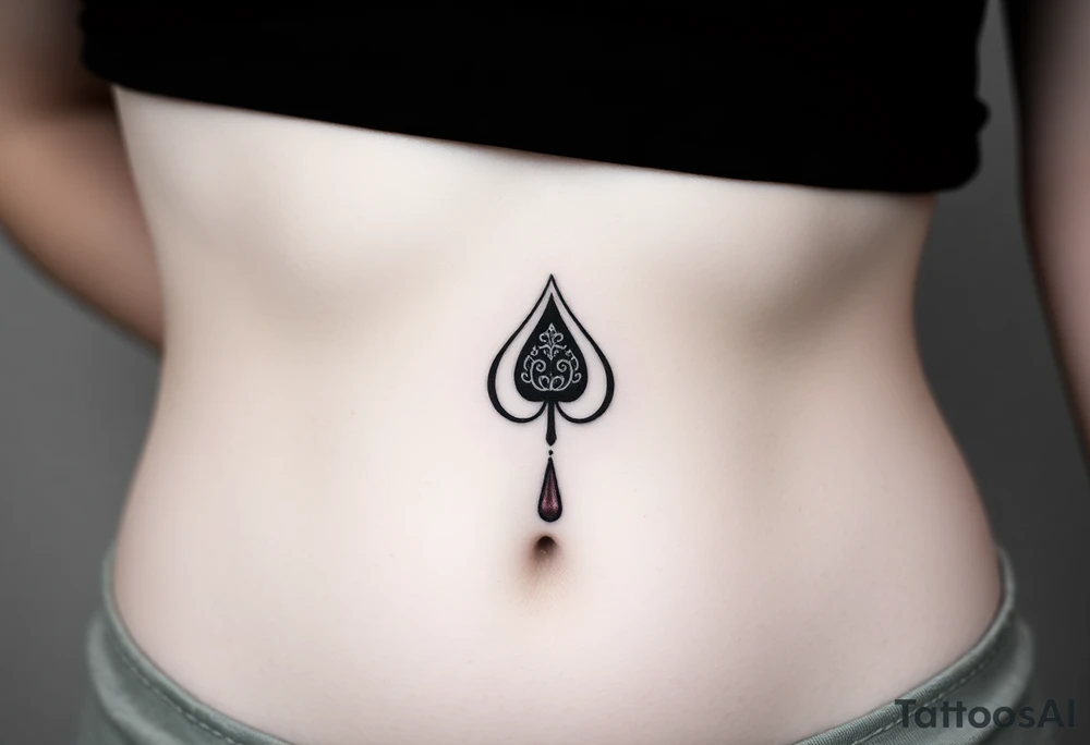 spade tattoo idea